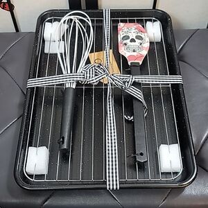 Cook with Color 4 Piece Halloween Baking set.